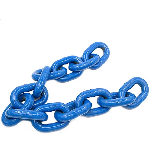 High Strength G80 Lifting Chain Black Finished Iron Drum Packing